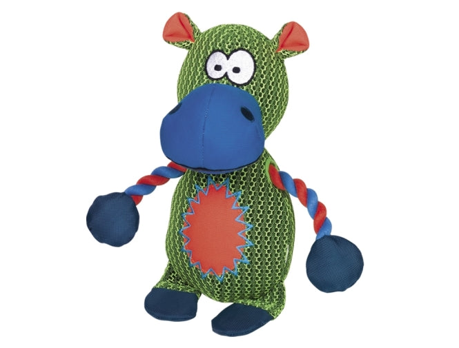 Plüschspielzeug für Hunde – Mesh Nilpferd, 29cm