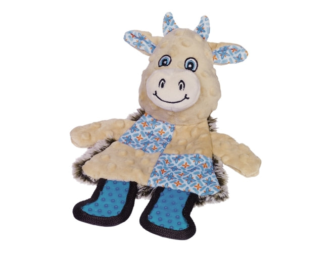 Plüschspielzeug für Hunde – Plüschkuh flach, 30cm