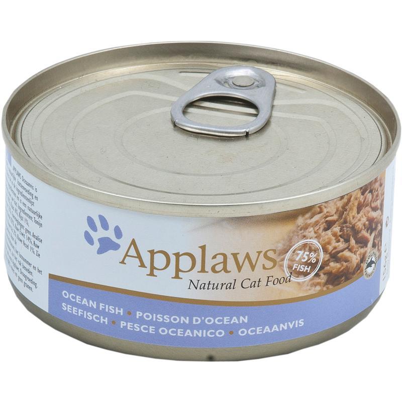 Katzennassfutter Cat Dose Seefisch 156g, 24er Pack – Applaws