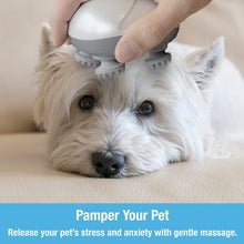 Pet Scalp Massager for Dogs & Cats | USB Rechargeable Relaxation & Grooming Brush