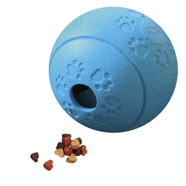 Snackball für Hunde – Vollgummi 11cm, blau