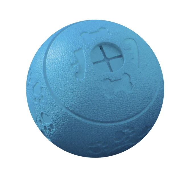 Snackball für Hunde – Vollgummi 11cm, blau – Bild 2
