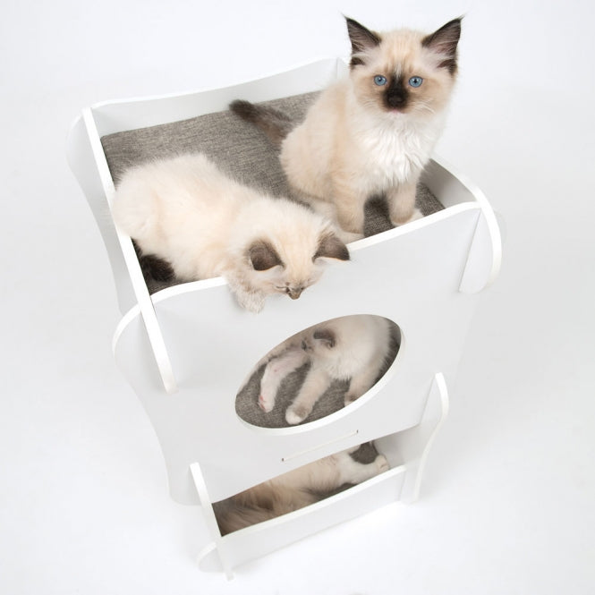 Katzenhaus – Condo, Weiß – Bild 2