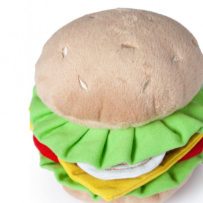 Plüschspielzeug für Hunde – Flamingo Plüsch Burger – Bild 3