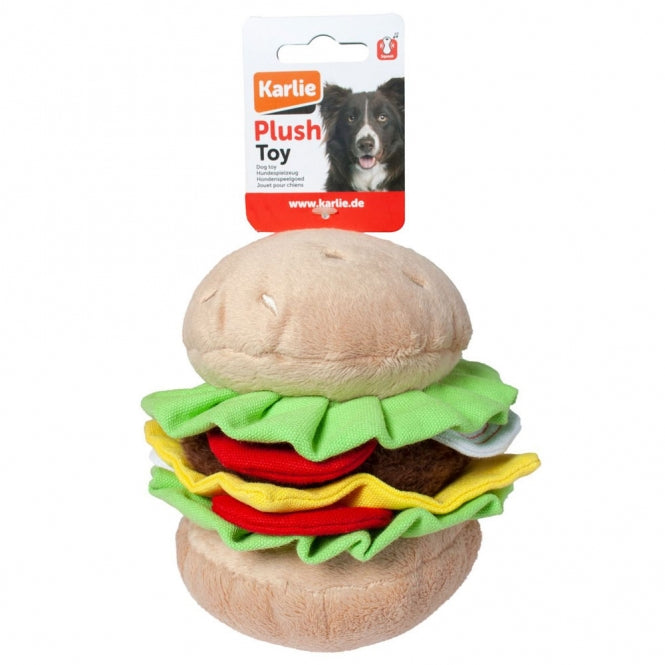 Plüschspielzeug für Hunde – Flamingo Plüsch Burger – Bild 4