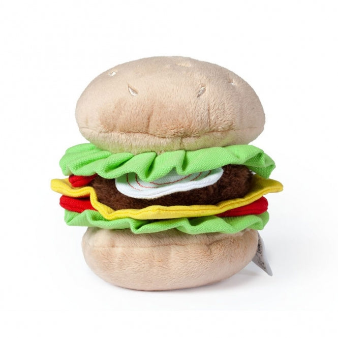 Plüschspielzeug für Hunde – Flamingo Plüsch Burger