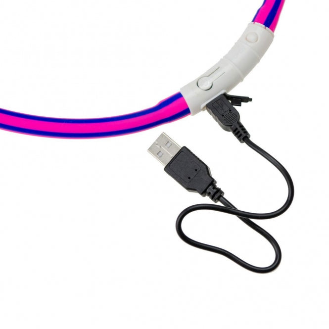 Leuchthalsband für Hunde – Visio Light LED-Leuchtschlauch mit USB – Bild 20
