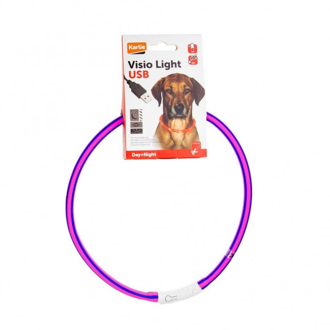 Leuchthalsband für Hunde – Visio Light LED-Leuchtschlauch mit USB – Bild 15