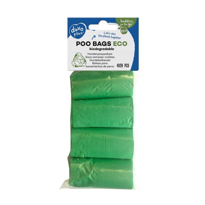 Hundekotbeutel – eco grün, 4 x 20 Stück