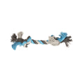 Hundeseil Baumwollknoten blau, 15cm | DUVO