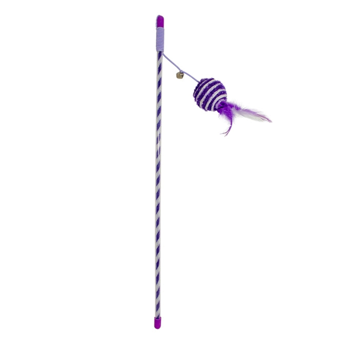 Spielangel für Katzen – Cat Toy Catchy Glitzerball – Bild 2