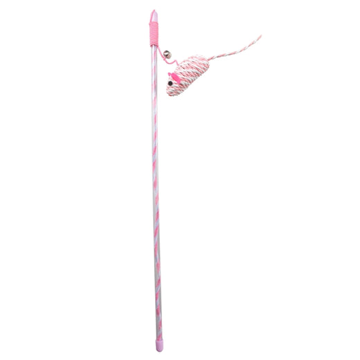 Spielangel für Katzen – Cat Toy Catchy Papiermaus, rosa