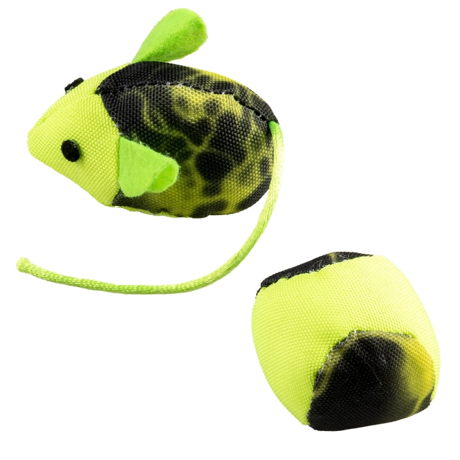 Spielmaus für Katzen – Cat Toy Flash & Ball, grün