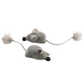 Mäuse für Katzen Cat Toy Cushy grau, 2 Stück | DUVO