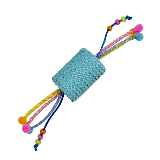 Katzenminze Spielzeug – Cat Toy Jolly Rolle mit Seilen, blau