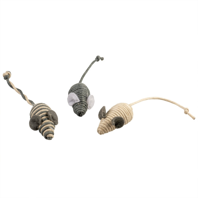 Mäuse für Katzen – Cat Toy Rope kleine 3 Stück