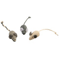 Mäuse für Katzen Cat Toy Rope kleine 3 Stück | DUVO