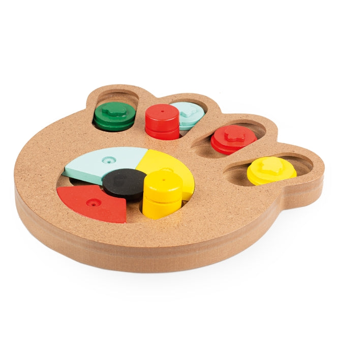 Intelligenzspielzeug für Hunde – Intelligenzspiel Slide n Puzzle Pfote