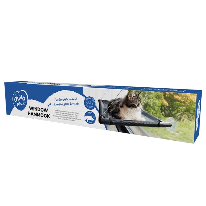 Fensterhängematte für Katzen – schwarz – Bild 2