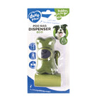 Kotbeutelspender für Hunde – Knochen Eco, grün – Bild 2