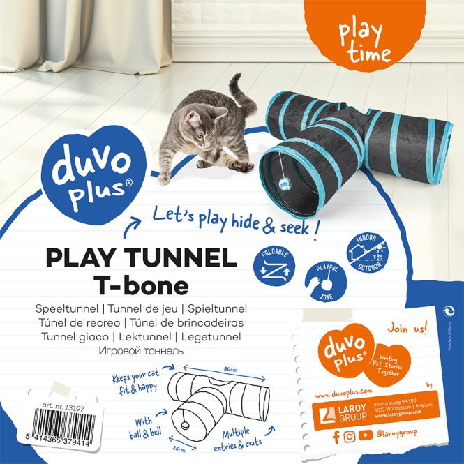 Spieltunnel für Katzen – T-Bone – Bild 2