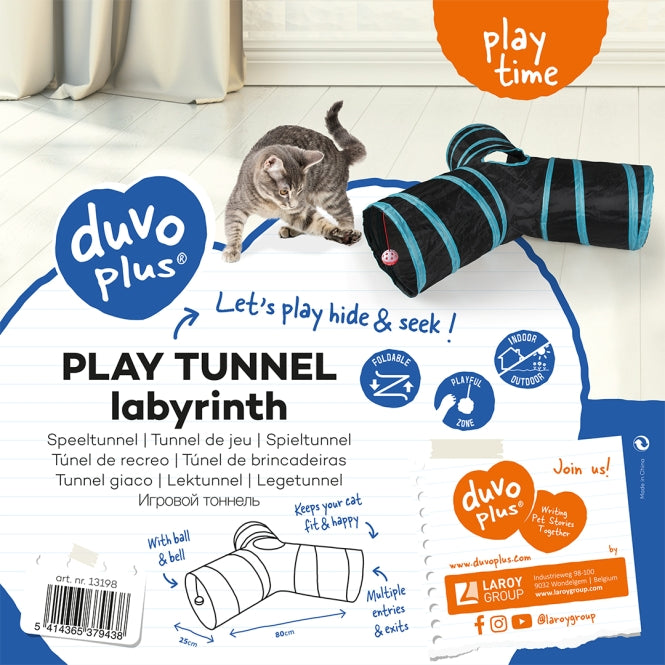 Spieltunnel für Katzen – Labyrinth – Bild 2