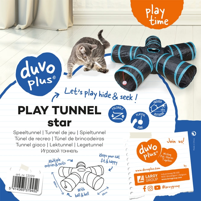 Spieltunnel für Katzen – Star – Bild 2