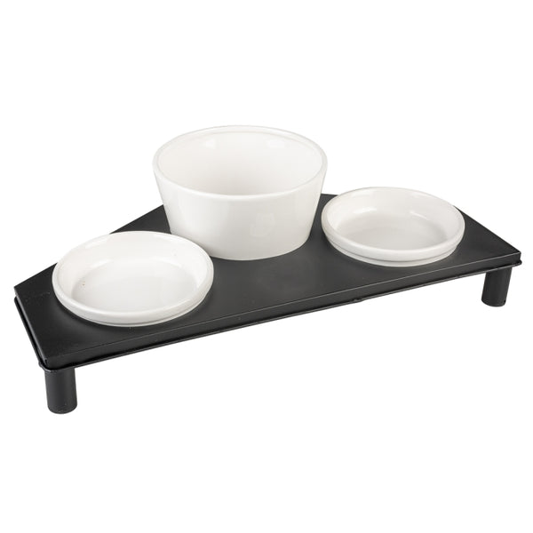 Katzennapf – Napfset Stone Up Buffet Triangle