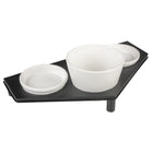 Katzennapf – Napfset Stone Up Buffet Triangle – Bild 3