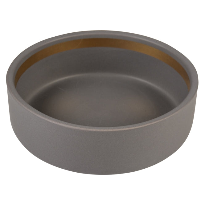 Keramiknapf für Hunde – Stone hush, grau