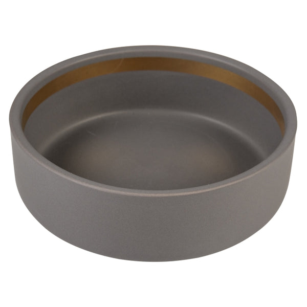 Keramiknapf für Hunde – Stone hush, grau