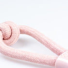 Hundeseil – 8-Zugring mit Knoten & Gummi, Rosa – Bild 3