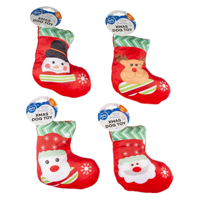 Plüschspielzeug für Hunde – Xmas Plüschsocke – Bild 2