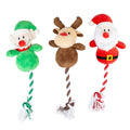 Plüschtier für Hunde Xmas mit Seil | DUVO