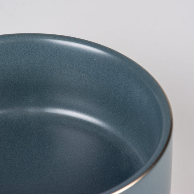 Keramiknapf für Hunde – Stone Timber blau, 450ml – Bild 5