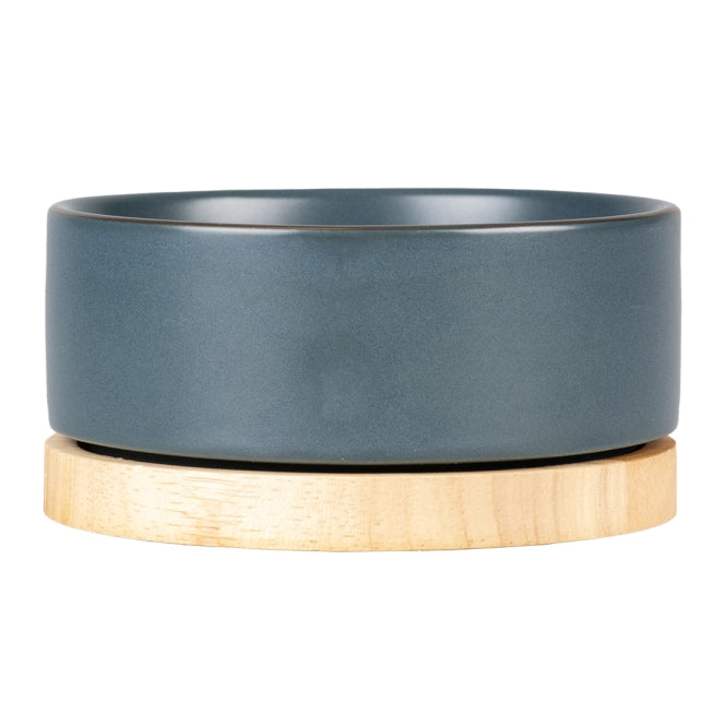 Keramiknapf für Hunde – Stone Timber blau, 450ml – Bild 2