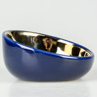 Futternapf für Hunde – Stone Obliq, blau/gold, 150ml, 13x13,5x7cm – Bild 4