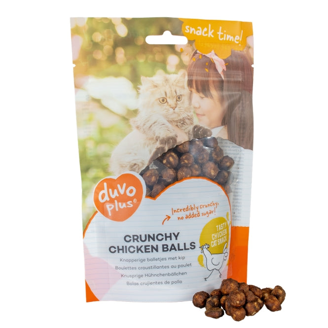 Katzensnacks Cat Knusprige Hähnchenbällchen 50g | DUVO