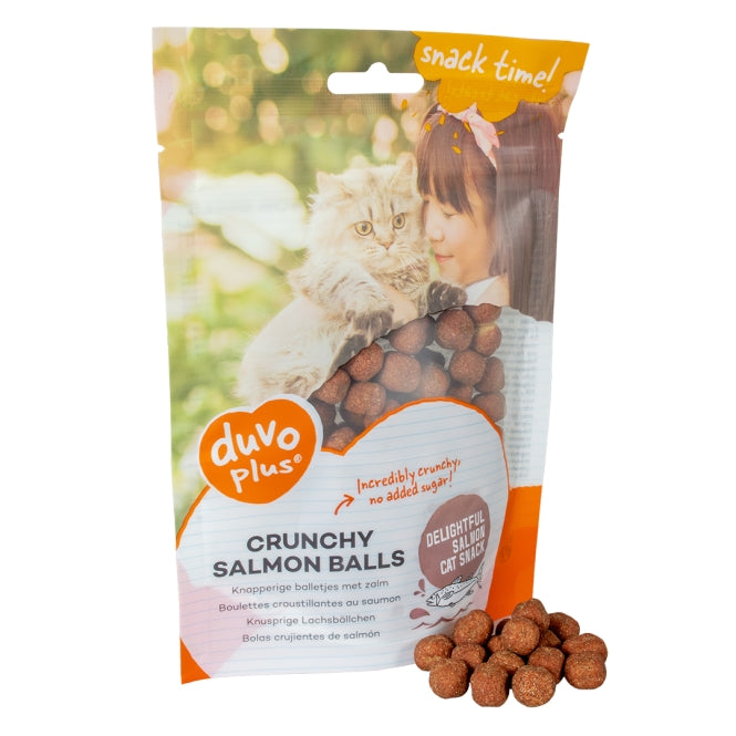 Katzensnacks – Cat Knusprige Lachsbällchen 50g