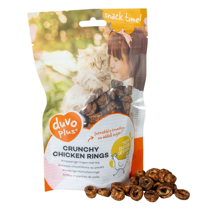 Katzensnacks – Cat Knusprige Hähnchenringe 50g