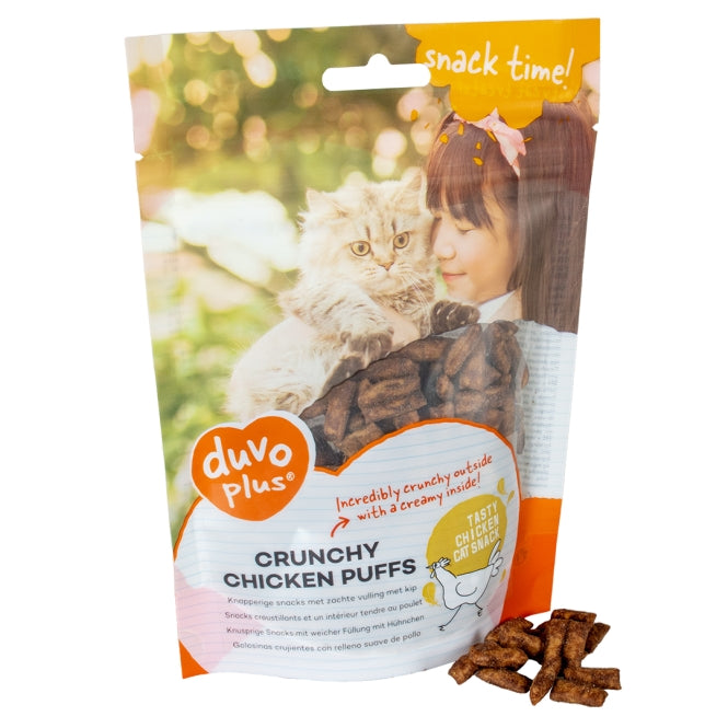 Katzensnacks Cat Knusprige Hähnchen-Puffs 50g | DUVO