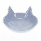 Futternapf für Katzen – Stone Kitty Face, blau