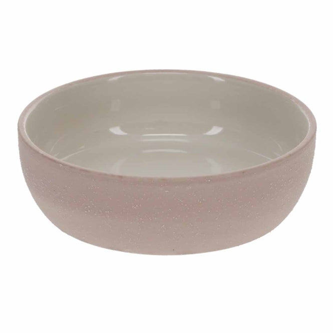 Keramiknapf für Hunde – Stone Sandy Coral Rosa