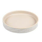 Keramiknapf für Hunde – flacher Stone Wavy Dune