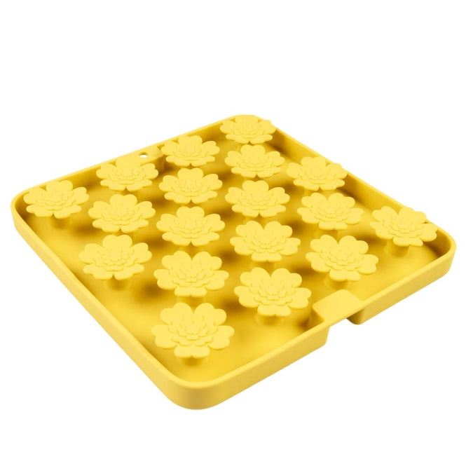 Schleckmatte für Hunde – Ringelblume, gelb