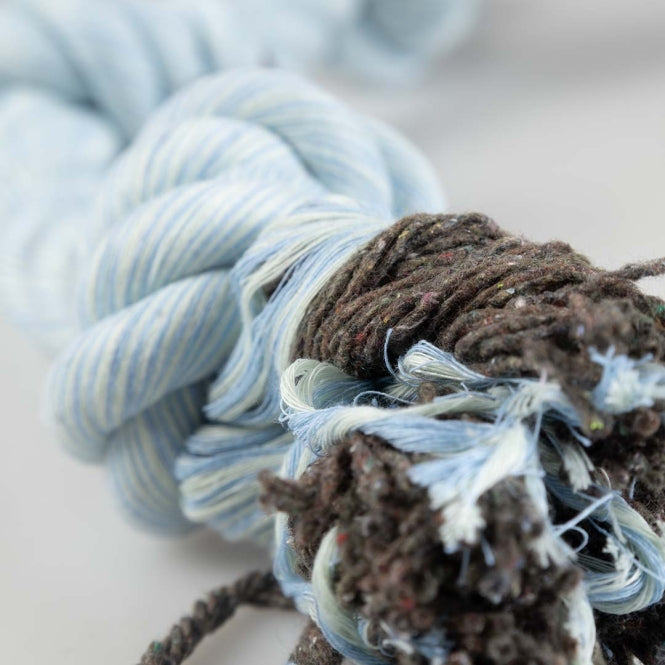 Hundeseil – Flossy mit 3 Knoten, blau – Bild 2