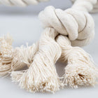 Baumwoll-Tau für Hunde – ECO mit 1 Schlaufe, weiß – Bild 5