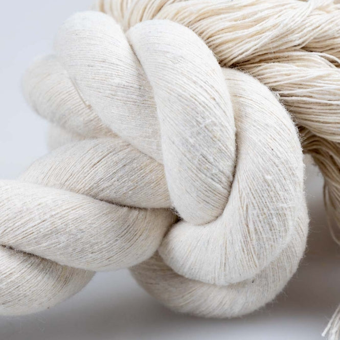 Baumwollseil für Hunde – ECO mit 4 Knoten, weiß – Bild 5