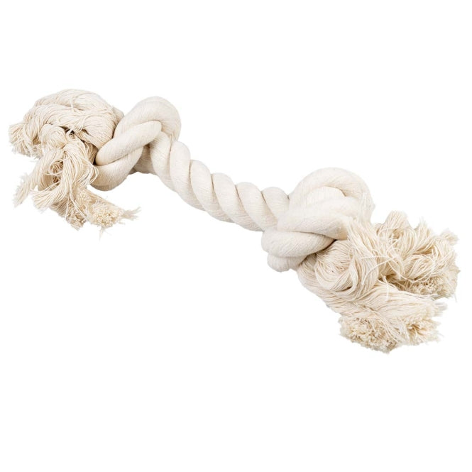 Baumwoll-Tau für Hunde – ECO mit 2 Knoten – Bild 4
