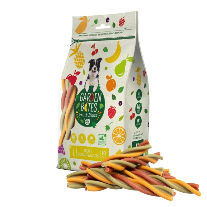 Zahnpflege Snack für Hunde – Garden Bites Fruity Dental Twizzlers – Bild 2